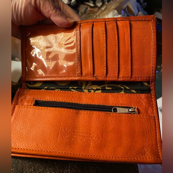 JL SALDIVAR LEATHER TOOLED WALLET - Picture 11 of 13